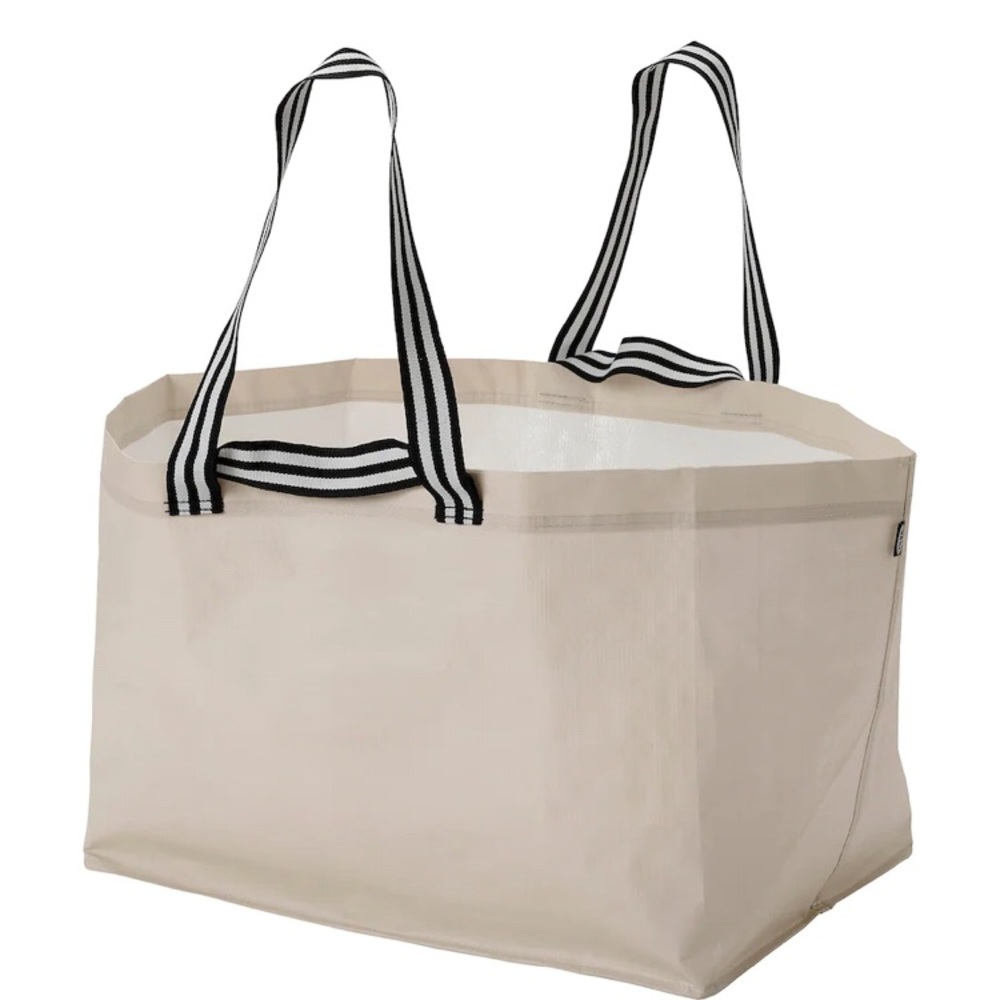 THREE Ikea Beige Tote Bag Ikea GÖRSNYGG Ikea Gorsnygg NEW!